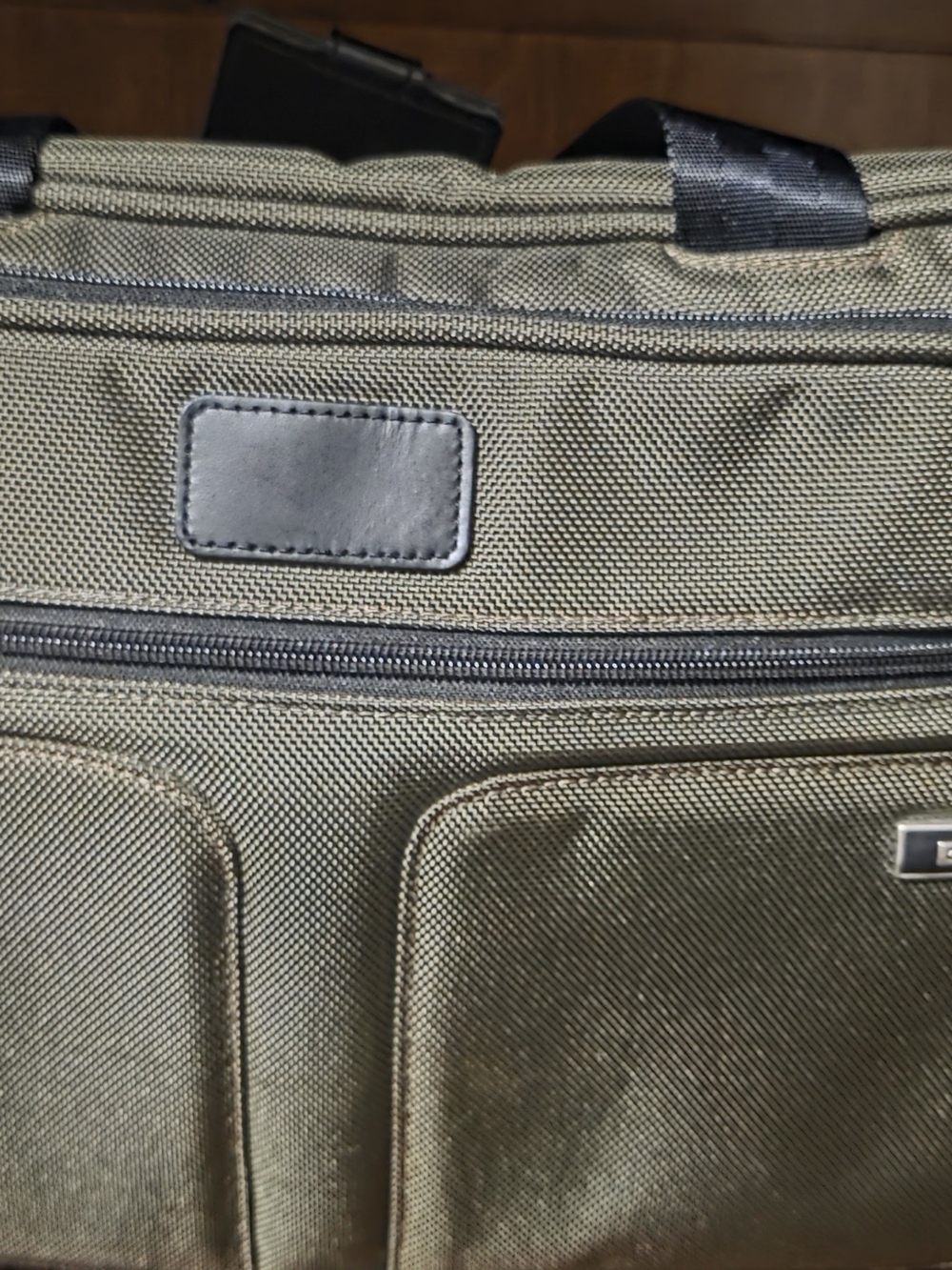 BOYT Laptop Briefcase with Front Organizer, Olive Green